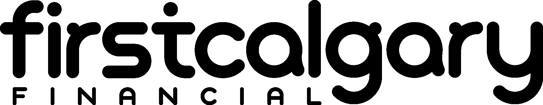 First Calgary Financial Black Logo Vector Logo